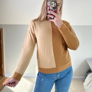Madewell: Two-Tone Yellow Sweatshirt